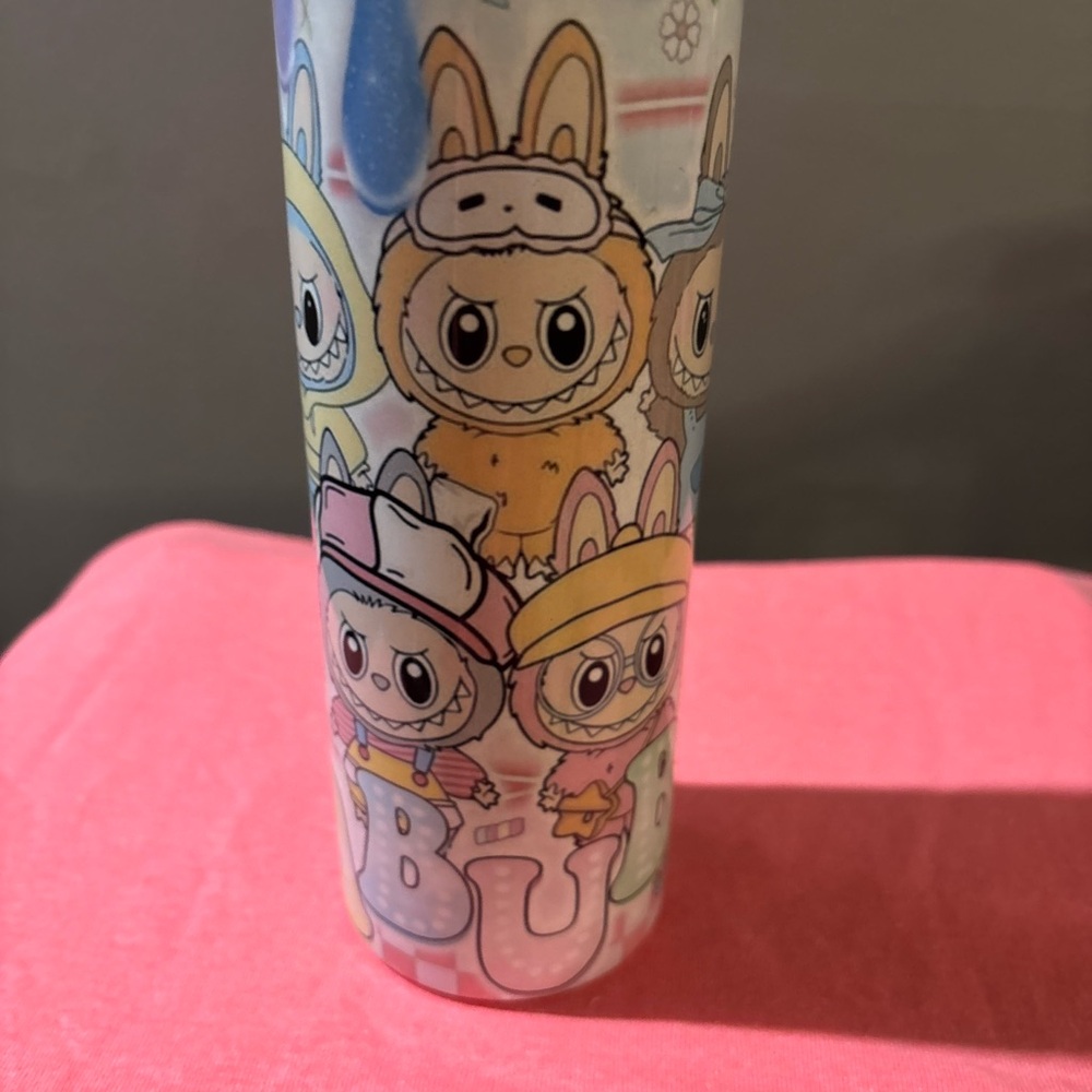 New Era Blue and Yellow Character Tumbler